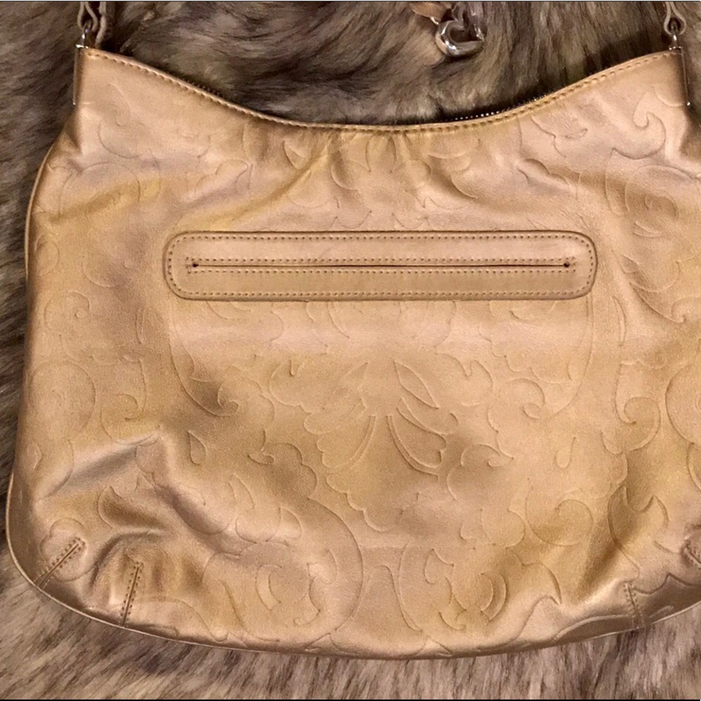 Brighton Nickel Embossed Bag with Braided Strap - Picture 4 of 7
